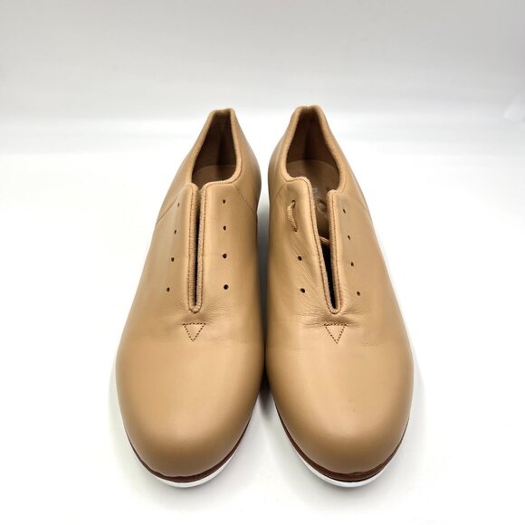 Bloch Womens‎ Size 10 S0381L Audeo Jazz Tap Caramel Tan Leather Dance Shoes - Picture 2 of 15